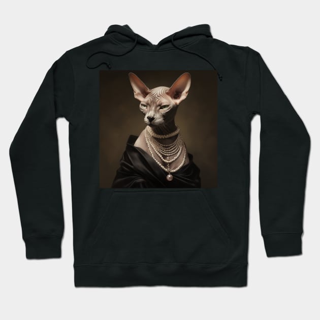 Opulent Sphynx Hoodie by Enchanted Reverie